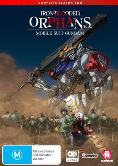 Iron-Blooded Orphans: Mobile Suit Gundam - Season 2 NEW PAL 4-DVD Set